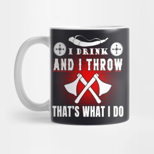 Axe throwing Viking saying Mug